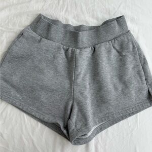 ALO Yoga Heather Gray Athletic Shorts